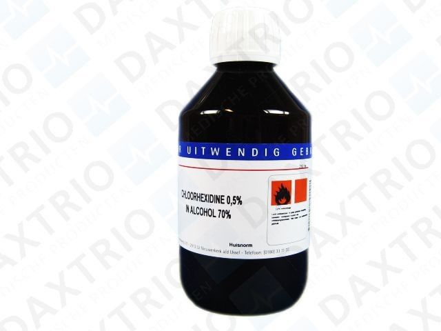 Berucht overdrijving geestelijke gezondheid Chloorhexidine 0.5% rood 250ml | Daxtrio